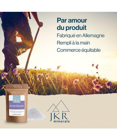 JKR Spices Sel de Glauber 200g | Sel de glauque de qualit alimentaire | Sulfate de sodium food grade | Na2SO4 en sachet refermable neutre en CO 200 g (Lot de 1) - Buy Online on GoSupps.com