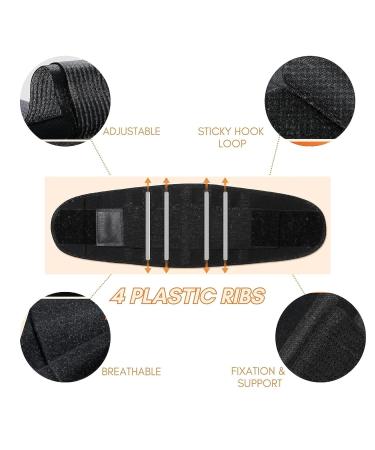 FORCHE Adjustable Lumbar Support Belt for Lower Back Pain Relief - Breathable Back Brace for Men and Women (L) - Buy Online on GoSupps.com