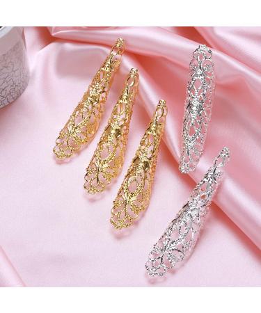 20 Pack Ancient Queen Claw Rings for Halloween Vampire Cosplay - Metal Finger Knuckle Claws for Women - Buy Online on GoSupps.com