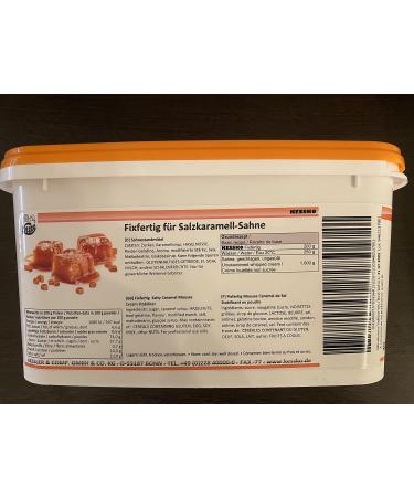 Salted Caramel Kessko Cream Stock 900 g Cream Stand Cream Stiffener Cream 0.9 kg (Salted Caramel)