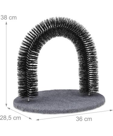 Relaxdays Depilatory Arches for Cats - Grooming & Wellness Tool for All Hair Lengths - Black - 1 Piece - Buy Online on GoSupps.com