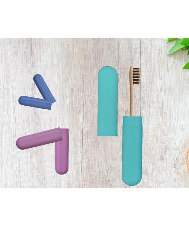 Sunepany 4-Pack Portable Toothbrush Travel Cases - Breathable Plastic Holders for Home, Travel, Business, and Camping - Buy Online on GoSupps.com