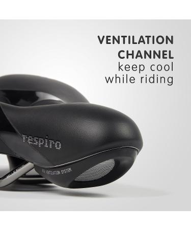 Selle Royal Men's Respiro Soft Moderate Saddle - Black (Medium Size) - Buy Online on GoSupps.com
