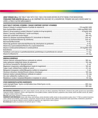 Centrum Adult Select Essentials Multivitamins for Men & Women 50 Plus & Women 50 Plus Multivitamins/Minerals Supplement for Women 50+ 90 Tablets (Packaging May Vary) - Buy Online on GoSupps.com