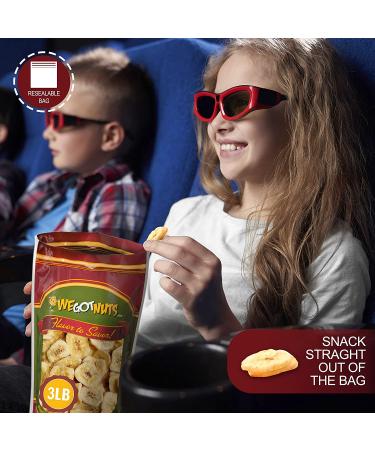 We Got Nuts Sweetened Banana Chips - 4 lbs Sealed for Freshness | Healthy Snack - Buy Online on GoSupps.com