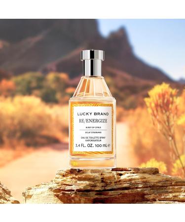 Lucky Brand Re/Energize The New Sustainably-Inspired & Exhilarating Mood-Evoking Unisex Fragrance For Women & Men 3.4 Fl Oz EDT Spray (Pack of 1) Lucky RE/Energize 3.4 Fl Oz (Pack of 1) - Buy Online on GoSupps.com