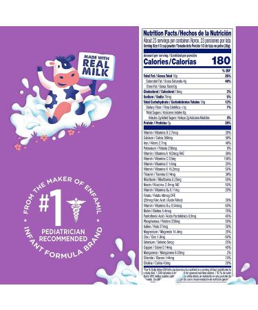 Enfagrow Premium Gentlease Toddler Nutritional Drink - Omega-3 DHA, Prebiotics, Vitamins - Non-GMO - 4 Pack (116.4 Oz) - Buy Online on GoSupps.com