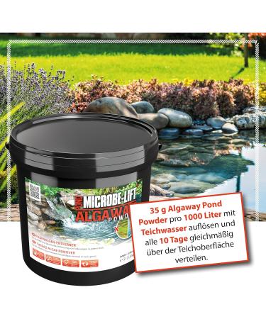 Microbe-Lift Pond Algaway Powder 5000g - Fast-Acting Thread Algae Remover for Ponds - Prevents New Algae Growth - Multicolored 5kg - Buy Online on GoSupps.com