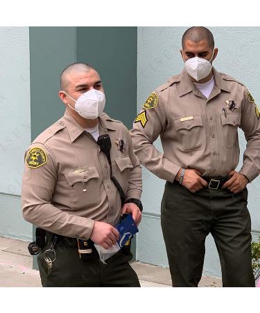 20-Pack 5-Ply Disposable Protective Face Masks - 3D Foldable Design with Stretchy Ear Loops - Buy Online on GoSupps.com