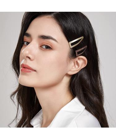 Dofash Double Grip Hair Clips - 6pcs Brown Metal Barrettes & Accessories - Buy Online on GoSupps.com