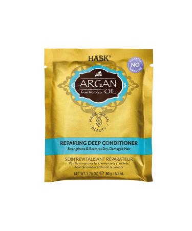 Hask Argan Oil From Morocco Repairing Deep Conditioner Hair Treatment 1.75 oz (Pack of 10)