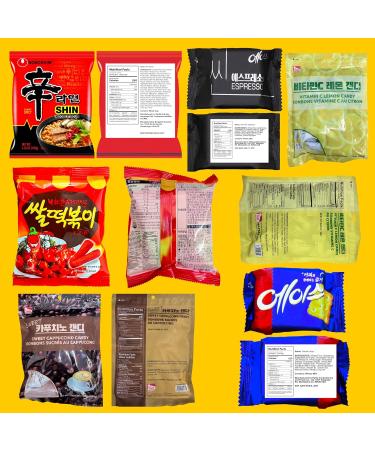 Seconde Nature Korean Snack Box Variety of Individually Wrapped Korean Snacks with Chips Cookies Ramen and Candy K-Food Lovers - Journey of Korea - 47 Count - Buy Online on GoSupps.com