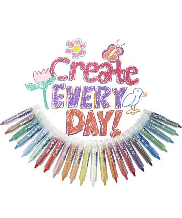 Wonder Stix Pastel Colors Dustless Chalk Crayon 24 Pack - Non-Toxic Chalk for Kids and Teachers - Buy Online on GoSupps.com