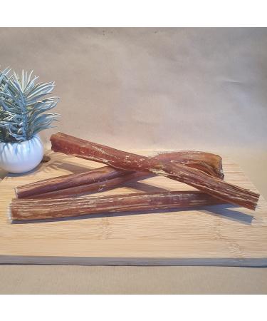 Extra Long Bulls Pizzle Bully Sticks 24cm Long Lasting Healthy Chew. 3 or 5 pack. (3 pack) 3 count (Pack of 1)