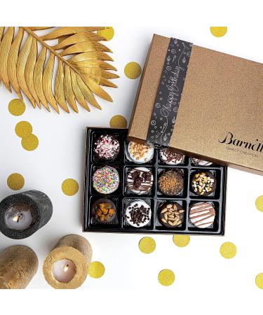 Barnetts Chocolate Cookies Birthday Gift Basket - Gourmet Happy Birthdays Cake Box for Men & Women | Unique Flavors for Husband, Wife, Mom, Dad, Boyfriend, Girlfriend - Buy Online on GoSupps.com