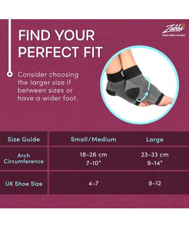Modetro Socks - Ankle Compression Socks for Support & Discomfort Relief | Dotted Black - Large | International Shipping Available - Buy Online on GoSupps.com