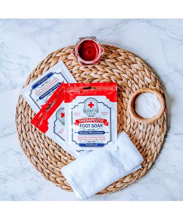 Dr. Foot Fix Therapeutic Foot Soak with Tea Tree, Peppermint & Birch Oil - 1oz Pack - Fights Fungus, Odor & Athlete's Foot - Soothes & Tingles - Buy Online on GoSupps.com
