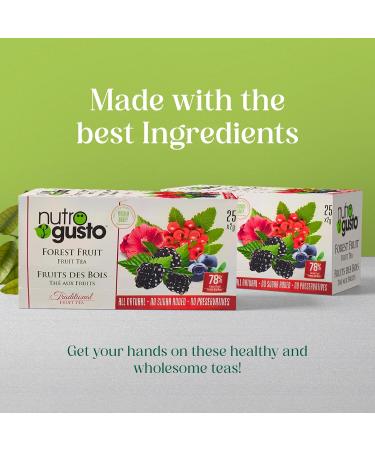 NutroGusto Tea Forest Fruits 50 g - Buy Online on GoSupps.com