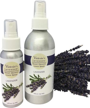 Victoria's Lavender Aromatherapy Pillow and Linen Spray - Soothing Lavender Essential Oil Mist Bed Spray for Ultimate Aromatherapy Experience Lavender Linen Spray for Pillow - (8 oz Plus 2 oz) Lavender Linen Spray 8 Ounce and 2 Ounce - Buy Online on GoSupps.com