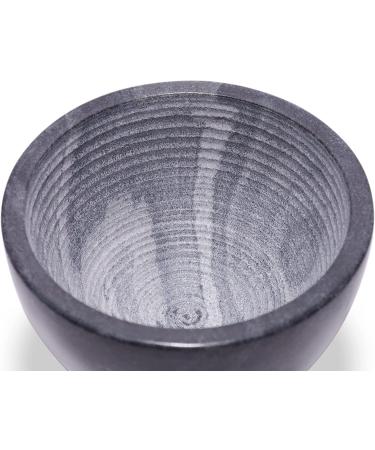 Beau Brummell Marble Shaving Soap Bowl - Handmade 100% Natural Marble, Grooved Interior for Maximum Lather | Heat Retaining Black Stone for Luxurious Hot Shave - Buy Online on GoSupps.com