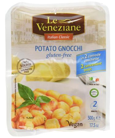 Le Veneziane Gluten Free Potato Gnocchi 17.6oz Pack of 3