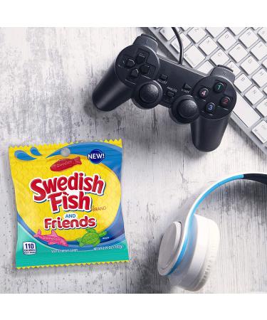 Swedish Fish & Friends Soft Chewy Candy 3.59oz (12 Pack) - Mixed Fruit Assortment - Buy Online on GoSupps.com