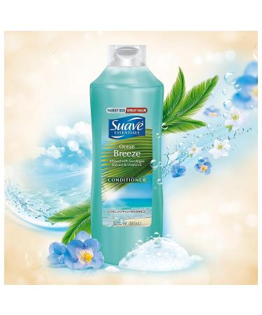 Suave Essentials Ocean Breeze Conditioner - 30 fl oz (Pack of 1) - Buy Online on GoSupps.com