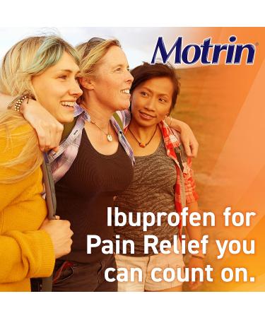Motrin IB Ibuprofen 200mg Tablets - Pain Reliever for Aches & Pains - 100 Ct - Buy Online on GoSupps.com