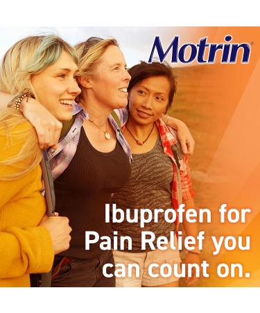 Motrin IB 200mg Tablets - Fever, Muscle Aches, Headache & Back Pain Relief - 24 Ct - Buy Online on GoSupps.com