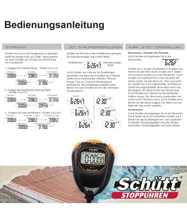 Sch tt HC-7 Digital Stopwatch | Large Display | Perfect for Sports Leisure & Kids | Ideal for Water Festivals - Buy Online on GoSupps.com