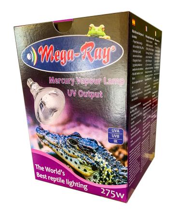 Mega-Ray - Basking Lamp D3 - UV lighting for tropical terrariums and desert terrariums - E27 socket (70 watts) 70.0 watts
