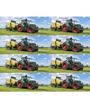 Edible Tractor Cake Ribbon - 4 Pcs | 24cm x 5cm | Creative Cake Decoration for 30cm Cakes - Buy Online on GoSupps.com