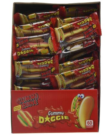 BIP Yupi Gummi Zone Hotdogs Chewy Sweets 60-Piece