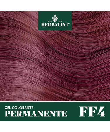  Herbatint Herbatint 3Dosi Permanent Colour Gel 300 ml FF4 Purple Ammonia-Free for Sensitive Skin 100% White Hair Coverage with 8 Organic Natural Extracts - Buy Online on GoSupps.com