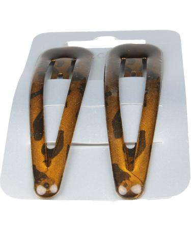 Cherry-on-Top hair clips 7 cm pink flowers 2 pieces