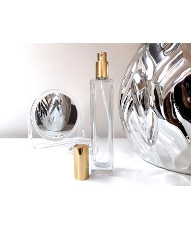 Z nitude Glassworks Empty Tall Glass Perfume Bottle 100ml - Gold - Buy Online on GoSupps.com