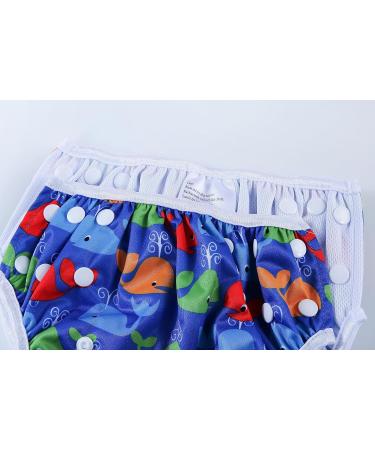 Mixidone Reusable Swimming Diaper for Toddlers | Adjustable Baby Swim Trousers (0-3 Years) - Eco-Friendly Swim Trunks for Pools & Beaches - Buy Online on GoSupps.com