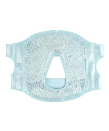 FOMI Care Hot & Cold Therapy Gel Bead Full Face Mask | Ice for Migraine, Headache, Stress Relief | Reduce Eye Puffiness, Dark Circles | Fabric Back - Full Coverage - Buy Online on GoSupps.com