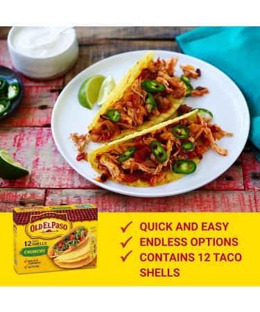 OLD EL PASO Crunchy Taco Shells 4.6 oz - Buy Online on GoSupps.com