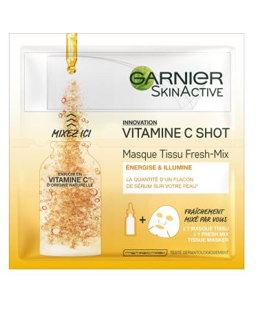 Garnier - SkinActive - Fresh Mix Vitamin C Sheet Mask - 33 g