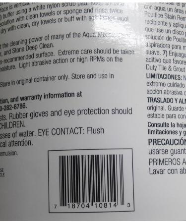 Aqua Mix Poultice - Easily Remove Stubborn Stains 6 lb | International Shipping Available - Buy Online on GoSupps.com