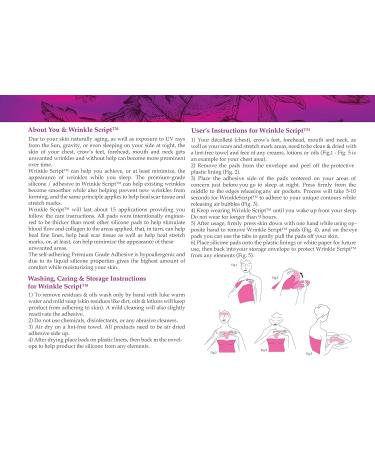 Nurse Hatty Wrinkle Script Silicone Skincare NECK Pads 2-pack - Buy Online on GoSupps.com