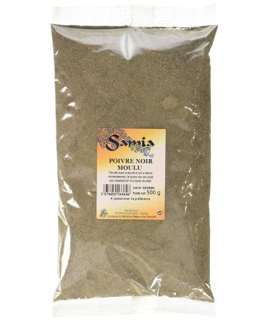 Samia Poivre Noir Moulu 500 g - Lot de 2