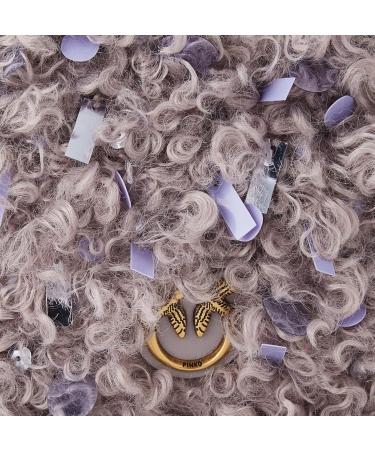 Pinko Women's Pouch Mini Neon Curls Eco Shea Bag - I41Q_Perla Antique Gold | Shop Internationally - Buy Online on GoSupps.com
