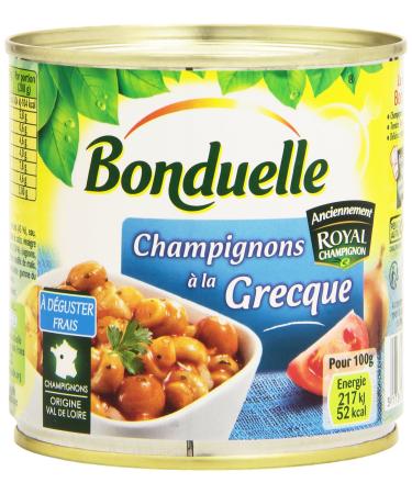 Bonduelle Greek Mushrooms 400 g - Pack of 4