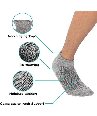 Vital Salveo Soft Non-Binding Diabetic Ankle Socks - Seamless Circulation Support (1 Pair) - Buy Online on GoSupps.com