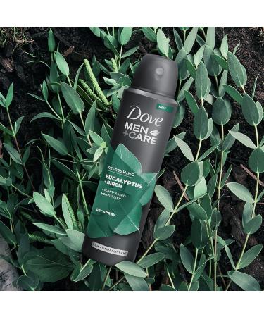 Dove Men+Care Deodorant Spray Aluminum Free Deodorant Eucalyptus and Birch Naturally Derived Plant Based Mens Deodorant Moisturizer 4 oz 3 Count - Buy Online on GoSupps.com