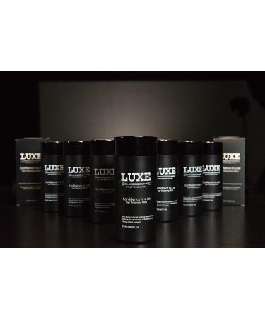LUXE Hair Thickening Fibers - 2 Months+ Supply in Gray | Hypoallergenic & Dermatologist Tested for Confidence Boost - Buy Online on GoSupps.com