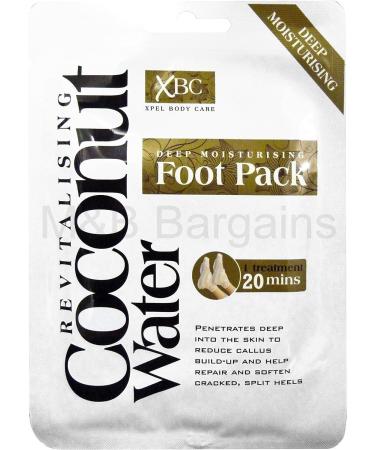 4 x Treatment Deep Moisturising Revitalising Coconut Water Foot Pack - Buy Online on GoSupps.com