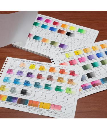 HG Art Concepts Painters Color Diary - 9x12 Spiral-Bound Swatch Book for Watercolor & Mixed Media - Buy Online on GoSupps.com